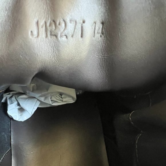 Tom Ford Men's Brown Leather Boots with Black Stripes - Picture 14 of 14